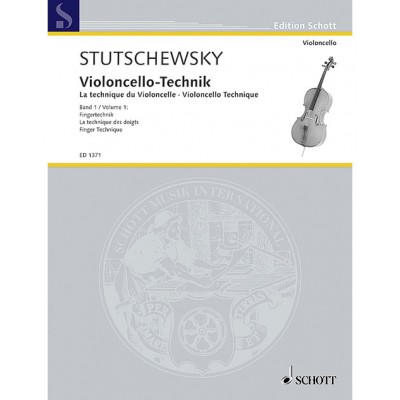 SCHOTT STUTSCHEWSKY JOACHIM - VIOLONCELLO TECHNIQUE BAND 1 - CELLO