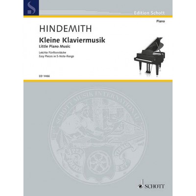HINDEMITH PAUL - LITTLE PIANO MUSIC OP. 45/4 - PIANO