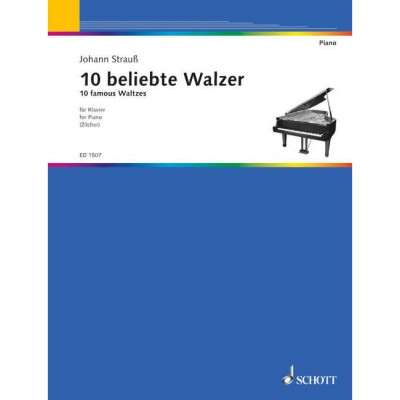 STRAUSS J. - 10 BELIEBTE WALZER - PIANO