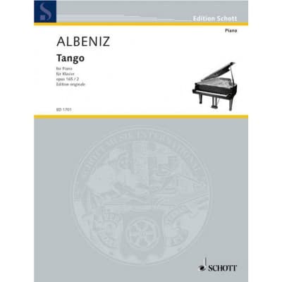 ALBENIZ ISAAC - TANGO OP. 165/2 - PIANO
