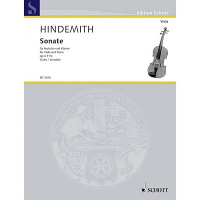 HINDEMITH P. - SONATE IN F OP.11/4 - ALTO ET PIANO