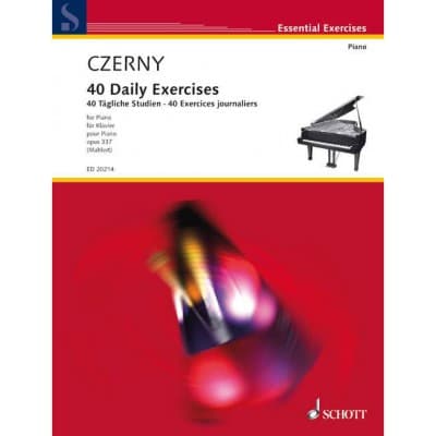 CZERNY - 40 EXERCICES JOURNALIERS OP. 337 - PIANO