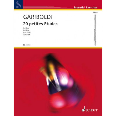 GARIBOLDI GIUSEPPE - 20 PETITES ETUDES OP. 132 - FLUTE