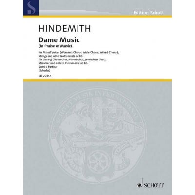 HINDEMITH P. - DAME MUSIC - CHORALE