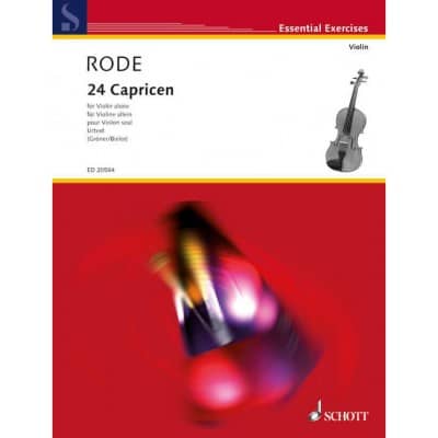 RODE - 24 CAPRICES - VIOLON