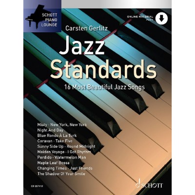 SCHOTT CARSTEN GERLITZ - JAZZ STANDARDS - PIANO