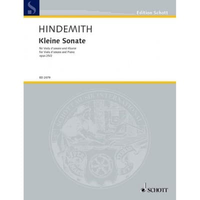 HINDEMITH - LITTLE SONATA OP. 25/2 - ALTO D'AMOUE ET PIANO