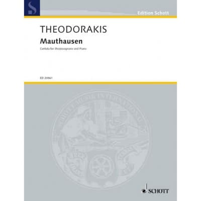 THEODORAKIS - MAUTHAUSEN AST 168 - MEZZO-SOPRANO ET PIANO