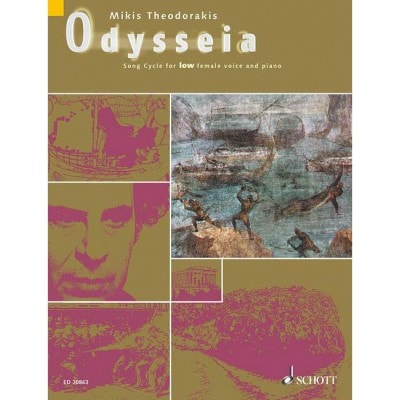THEODORAKIS - ODYSSEIA - LOW FEMALE VOICE ET PIANO