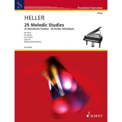 HELLER - 25 ÉTUDES MÉLODIQUES OP. 45 - PIANO