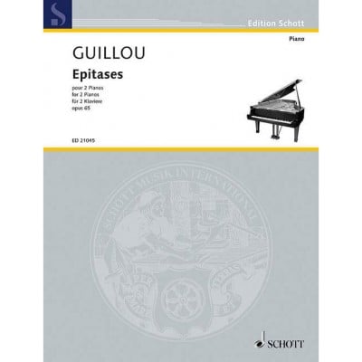 GUILLOU - EPITASES OP. 65 - 2 PIANOS