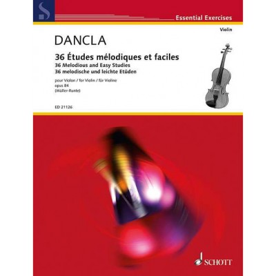 DANCLA - 36 MELODIOUS AND EASY STUDIES OP. 84 - VIOLON