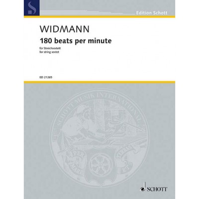 SCHOTT WIDMANN J. - 180 BEATS PER MINUTE - ENSEMBLE CORDES