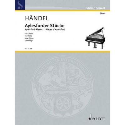 HÄNDEL - PIECES D'AYLESFORD - PIANO