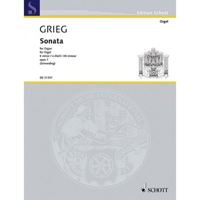 Grieg - Sonate Op. 7 - Orgue