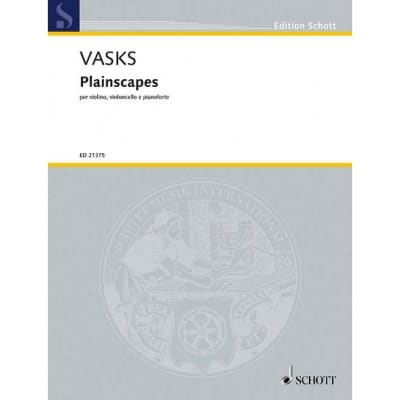 VASKS - PLAINSCAPES - VIOLON, VIOLONCELLE ET PIANO