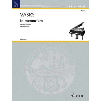 VASKS - IN MEMORIAM - 2 PIANOS (4 HETS)
