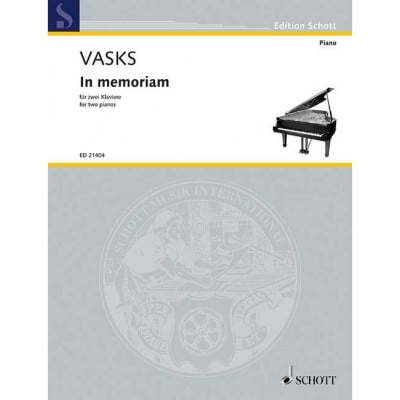 VASKS P. - IN MEMORIAM - PIANO