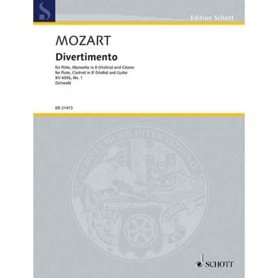  Mozart W.a. - Divertimento No. 1 Kv 439b - Musique De Chambre