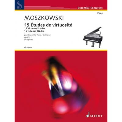 MOSZKOWSKI - 15 VIRTUOSO STUDIES OP. 72 - PIANO