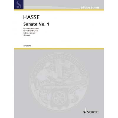  Hasse J. - Sonata No. 1 G Major - Musique De Chambre