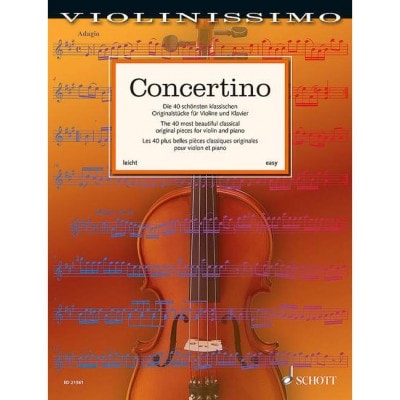 CONCERTINO VOL. 1 - VIOLON ET PIANO