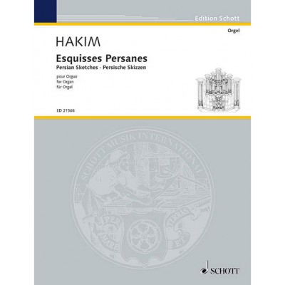 HAKIM N. - ESQUISSES PERSANES - ORGUE