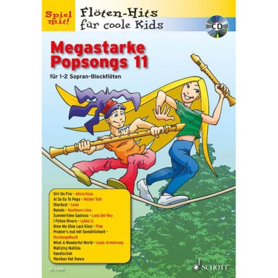 MEGASTARKE POPSONGS BAND 11 - FLUTE A BEC