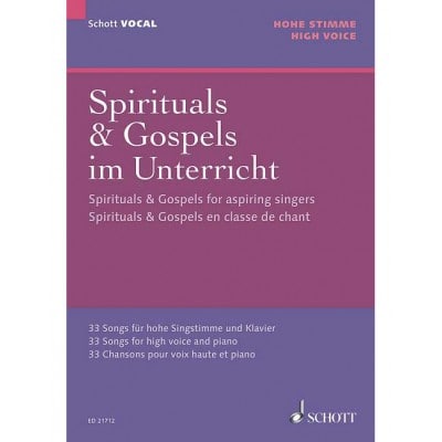 FRANK BERND - SPIRITUAL & GOSPEL FOR ASPIRING SINGERS - VOICE AND PIANO