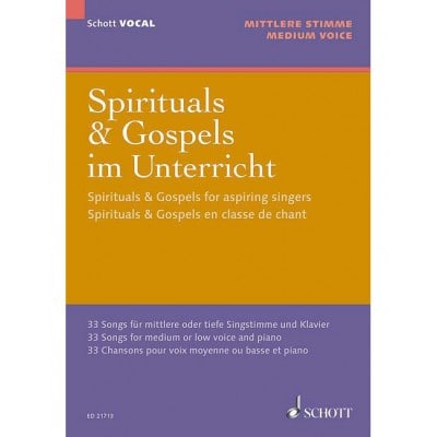FRANK BERND - SPIRITUAL & GOSPEL FOR ASPIRING SINGERS - VOICE AND PIANO