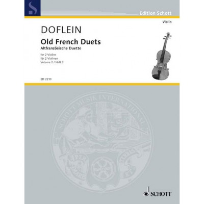 SCHOTT OLD FRENCH DUETS BAND 2 - 2 VIOLINS