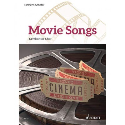 SCHAEFER CLEMENS - MOVIE SONGS - MIXED CHOIR (SATB) AND PIANO