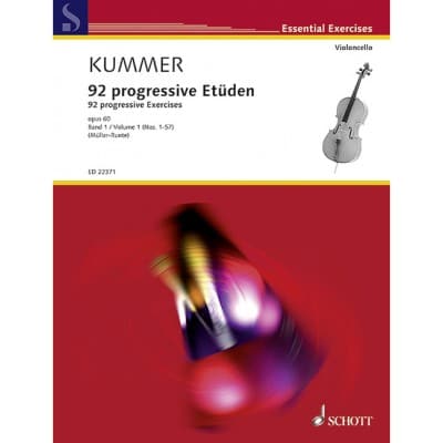 Kummer F.a. - 92 Progressive Exercises Vol.1 - Violoncelle