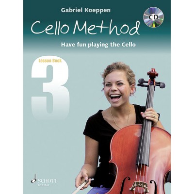 SCHOTT Cello Method: Lesson Book 3 Livre 3 - Violoncelle
