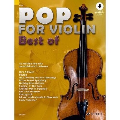 POP FOR VIOLIN - BEST OF - VIOLON + AUDIO ONLINE