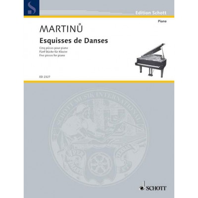 MARTINU BOHUSLAV - ESQUISSES DE DANSES H 220 - PIANO