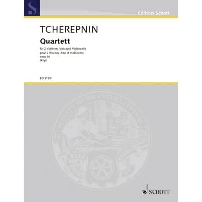  Tscherepnin A.n. - String Quartet Op.36 - String Quartet