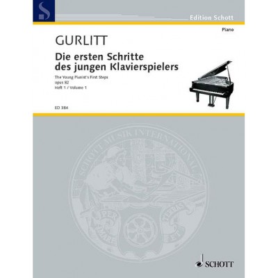GURLITT CORNELIUS - THE YOUNG PIANIST'S FIRST STEPS OP. 82 VOL. 1 - PIANO