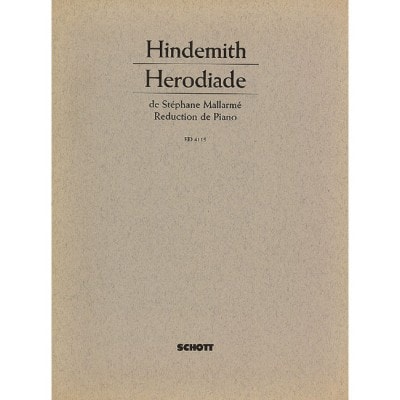  Hindemith Paul - Herodiade - Orchestra