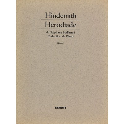 HINDEMITH PAUL - HERODIADE - ORCHESTRA