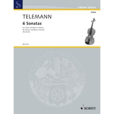 TELEMANN GEORG PHILIPP - 6 SONATEN - VIOLIN AND BASSO CONTINUO