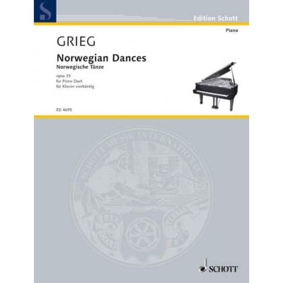 GRIEG EDVARD - NORWEGIAN DANCES OP. 35 - PIANO
