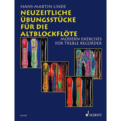 SCHOTT LINDE H.M. - MODERN EXERCISES FOR TREBLE RECORDER - TREBLE RECORDER