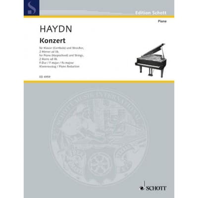 HAYDN JOSEPH - CONCERTO F MAJOR HOB XVIII: 3 - PIANO (HARPSICHORD) AND STRINGS 2 HORNS AD LIB.
