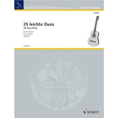 25 EASY DUETS - 2 GUITARS