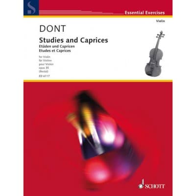 SCHOTT DONT JACOB - STUDIES AND CAPRICES OP. 35 - VIOLIN