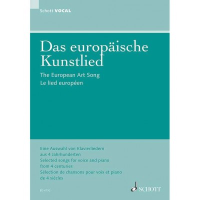 THE EUROPEAN ?KUNSTLIED? - VOICE AND PIANO