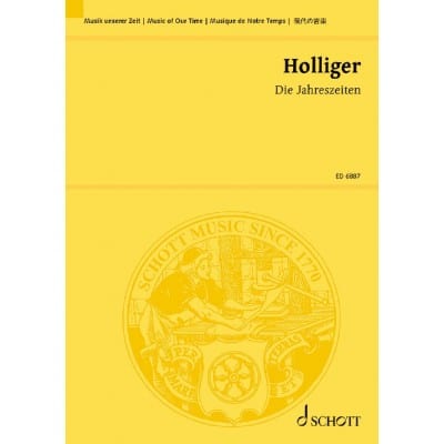 HOLLIGER - THE SEASONS - CHOEUR MIXTE (SSSSAAAATTTTBBBB)