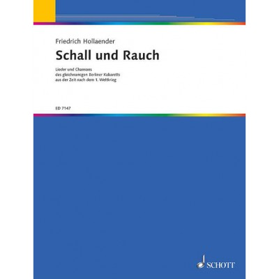 HOLLAENDER F. - SCHALL UND RAUCH - VOIX ET PIANO