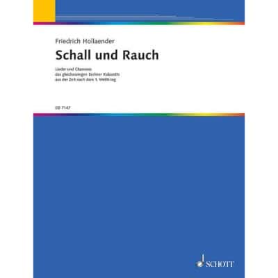 HOLLAENDER F. - SCHALL UND RAUCH - VOIX ET PIANO
